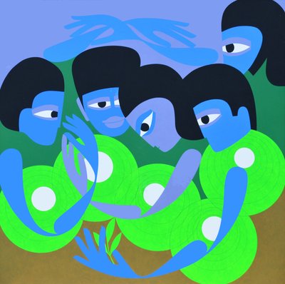 Gathering 1 by Ron Waddams